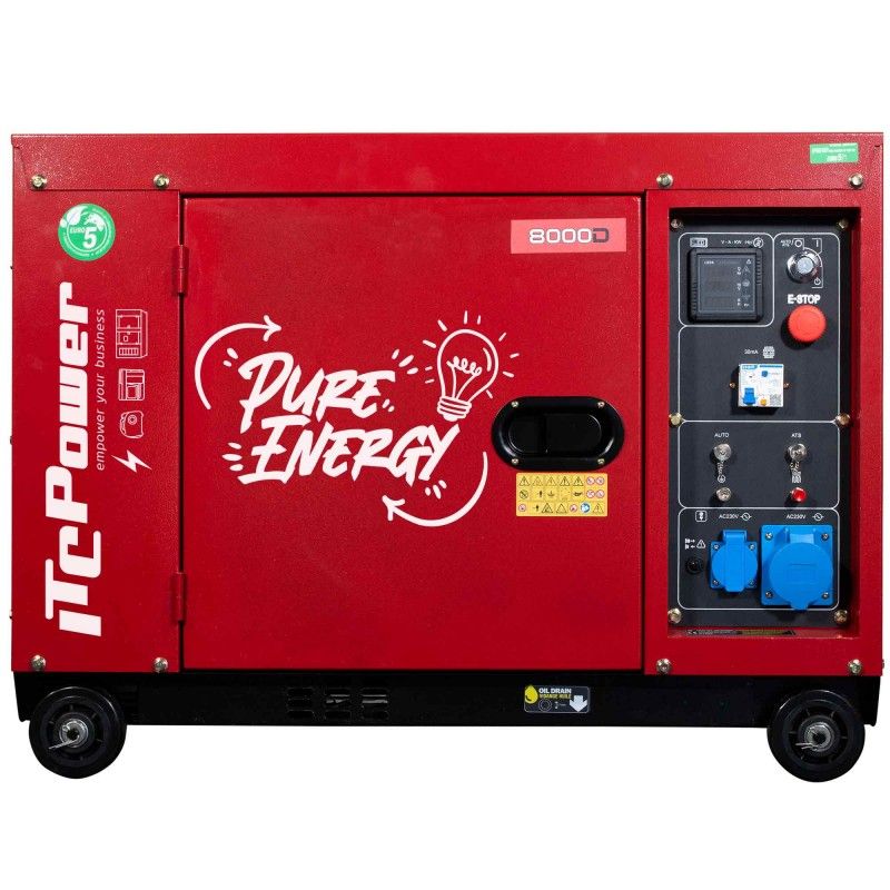 Ediție specială KOMPAK / ITC POWER generator diesel 6300 wați 8000D