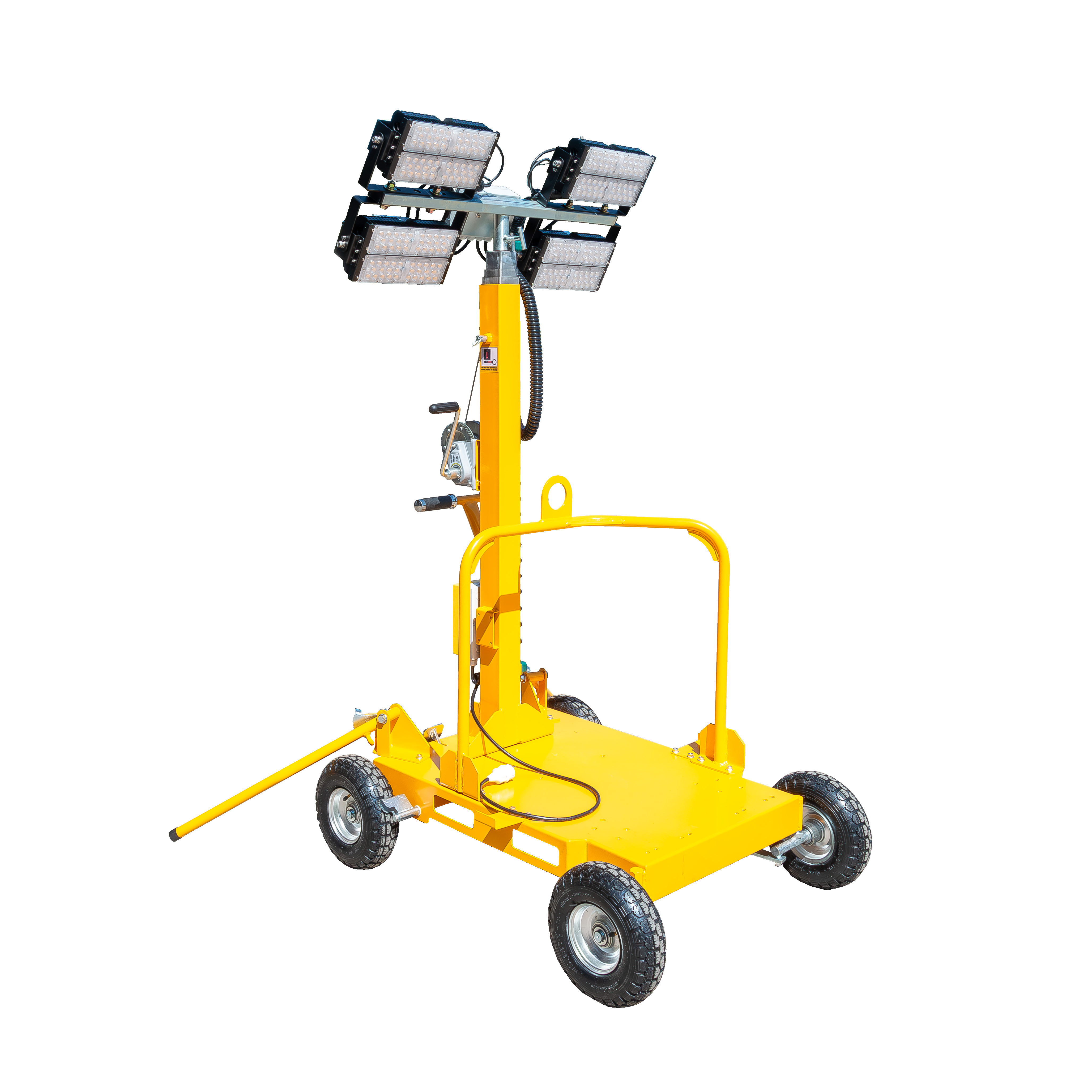 LIGHT MAST LT800-LED KOMPAK pentru iluminatul șantierului de 4.800 m²