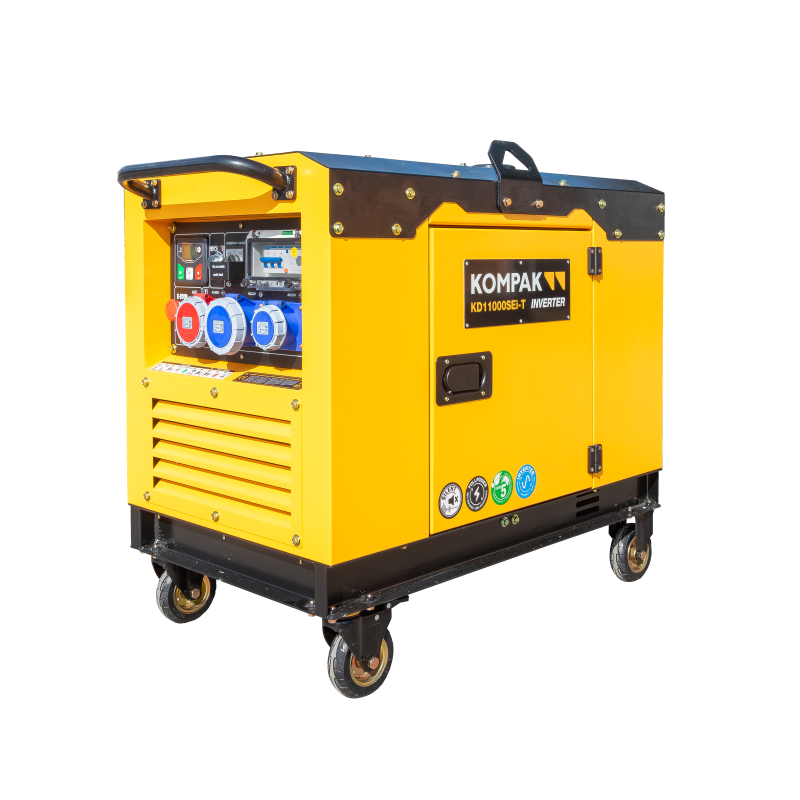 Generator cu invertor diesel KOMPAK 10,6 kVA KD11000SEi-T